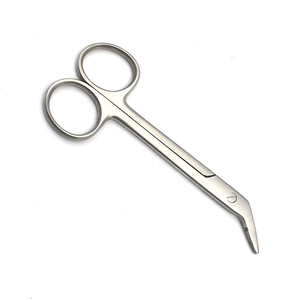 Ciseaux courbés universels de 12 cm en acier inoxydable, instrument dentaire manuel pour couper les fils et ligatures orthodontiques - Product Image 2