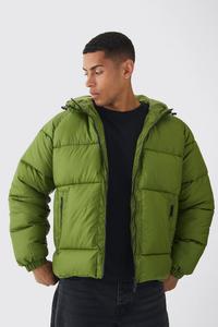 OEM <b>Men</b>’s Premium Puffer <b>Jacket</b> For Winter Custom Casual Outdoor Wear For <b>Men's</b> Windproof Zipper Closure Side Pockets <b>Men's</b> Coat - Product Image 1