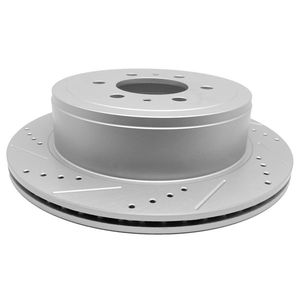 Dischi Freno Posteriori Forati e Pastiglie Freno in Ceramica Specifici per Ford F150 e Lincoln Mark LT - Product Image 5