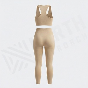 Plus Size <b>Yoga</b> <b>Set</b> For Women Lace Solid Front Customizable Two Piece Breathable Waterproof Eco Friendly Premium Suit - Product Image 2