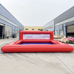 Cancha <span class=keywords><strong>de</strong></span> Voleibol Inflable Comercial Personalizada en Tamaño y Color <span class=keywords><strong>para</strong></span> Piscinas - Product Image 4