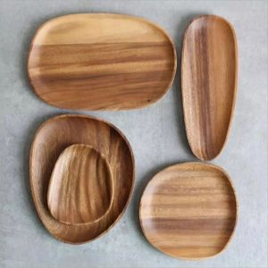 Bandeja Comercial de Madera de Mango, Tabla de Servir Profesional, Vajilla de Madera Duradera para Cocina, Comedor, Restaurante, Catering, Hotel, Hospedaje - Product Image 4