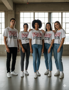 Camisetas Personalizadas de Alta Calidad, Fabricación en Fábrica, Impresión de Logotipo Personalizado, Corte Cuadrado, Hombros Caídos, Lavado Ácido - Product Image 2