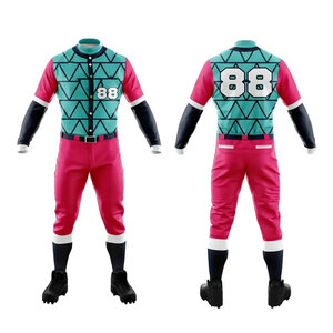Vêtements de baseball personnalisés : veste d'échauffement, maillot de baseball, pantalon, ensemble de vêtements de softball et de baseball pour hommes, ensemble uniforme pour l'entraînement et les matchs - Product Image 1