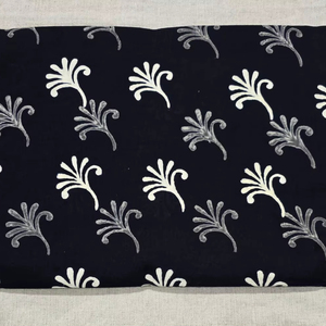 Tela estampada a mano de Jaipur Sanaganeri, tela india estampada a mano para vestidos, proveedor de tela al por mayor, pedido al por mayor - Product Image 1
