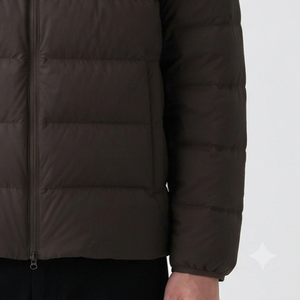 Chaqueta de Invierno para Hombre, Personalizada al por Mayor, Azul Marino, Cuello Alto, Ecológica, Acolchada, Impermeable, de Lona, Forro de Algodón, 100% - Product Image 5