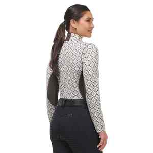 Womens Horse Riding Training Top <b>Long</b> <b>Sleeve</b> Equestrian <b>Base</b> <b>Layer</b> Winter Slim Fit Stretch Riding Shirt - Product Image 2