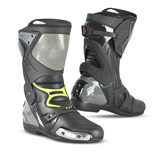 Botas de Motocicleta/Motocross de Cuero Vacuno Genuino para Hombre y Mujer, Zapatos de Motocicleta Impermeables para Motociclismo - Product Image 6