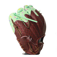 Guantes de Béisbol de Cuero de Primera Calidad, Diseño Personalizado, para Zurdos, Cómodos, Duraderos, Ligeros y Profesionales, al Mejor Precio