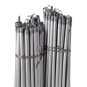 Vdex Wholesale Mop <b>Rod</b> Cleaning Products Colorful PVC <b>Plastic</b> Wooden Broom Handle Mop Handle Eucalyptus Wood Silver Mopsticks - Product Image 1