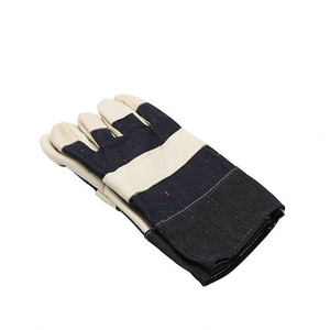 Gants de travail en cuir de vachette de qualité supérieure, gants de sécurité pour la construction industrielle, résistants à la chaleur, gants de travail canadiens pour adultes - Product Image 5