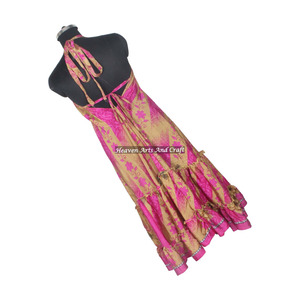 New 2026 Trending Casual Wear For Girl's Silk <b>Spaghetti</b> Dress Ladies Elegant Dinner Gown Sleeveless Evening Gown Women's Dress - Product Image 5