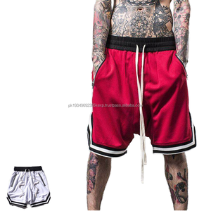 Pantalones cortos de gimnasio transpirables para hombre, ropa de gimnasio de secado rápido con logotipo personalizado al por mayor, pantalones cortos deportivos sólidos informales transpirables de malla para hombre - Product Image 1