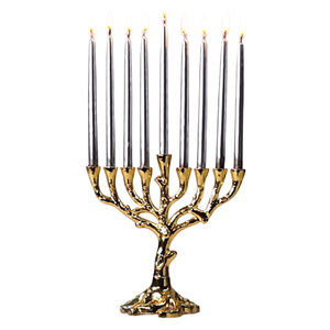 Candelabro Árabe Vintage de Latón de Alta Calidad con Siete Brazos y Acabado Pulido para Decoración de Mesa en el Hogar - Product Image 6