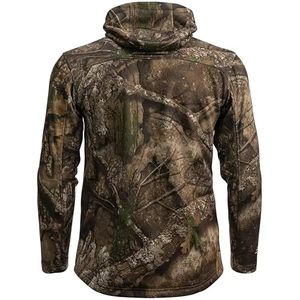 GRACE SIGN Factory Direct High Quality Stylish <b>Camo</b> Winter Soft Shell Multi-pocket <b>Waterproof</b> Unisex Hunting <b>Jacket</b> - Product Image 5