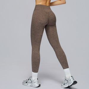 New Arrival Custom Logo Women's <b>Seamless</b> Tight Gym Fitness Yoga Pants High Waist Breathable and Sexy for Casual Use - Product Image 4