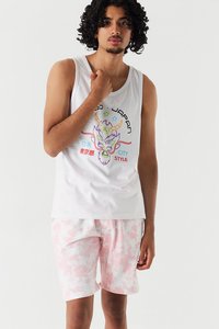 Camiseta sin mangas azul claro para hombre con estampado Fresh Vibes, diseño de cuello redondo, informal - Product Image 5
