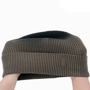 All Colors Are Available Beanie Cap Professional Manufacturer Custom logo <b>Winter</b> Knitted jacquard Beanies Caps - Product Image 6