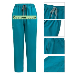 Wholesale Women's Hospital Use Knitted Spandex/Polyester Custom <b>Scrub</b> <b>Sets</b> for Medical Uniforms - Product Image 3