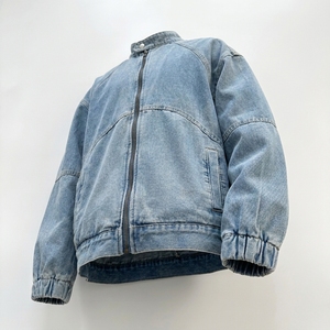 Chaqueta Vaquera para Hombre, Chaqueta Vaquera Desgastada de Invierno para Hombre, Transpirable, con Cuello Camisero, Corte Regular, Estilo Vintage Informal - Product Image 3