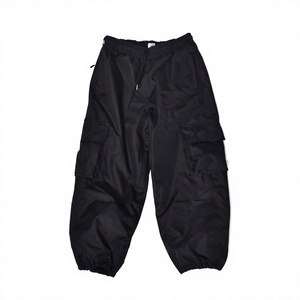 Pantalones de esquí y snowboard unisex al por mayor, OEM, estampados, con cintura elástica, holgados, estilo urbano, hip hop, impermeables y cortavientos. - Product Image 1