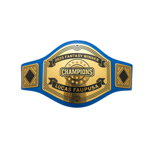 Ceinture de championnat Fantasy Winner personnalisable, ceinture de titre sportif Lucas Faupusa - Product Image 1