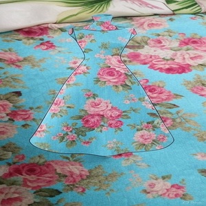 Nueva Tela Ligera de Georgette 100% Viscosa con Diseño Hermoso y Estampado Digital para Confección de Prendas y Vestidos - Product Image 2