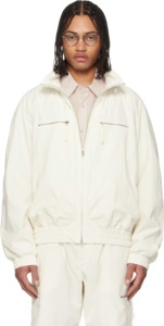 Chaqueta Bomber para Hombre, Cuello Alto, Cierre de Cremallera, Resistente al Viento, Informal, para Otoño, Corte Holgado, Color Sólido, Manga Regular - Product Image 6