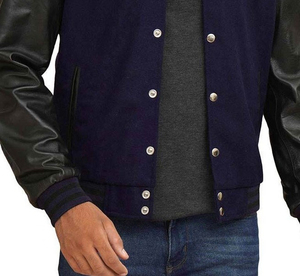 Chaqueta Varsity sin Costuras de Último Diseño 2025, Chaqueta Bomber Sostenible, Chaqueta Universitaria con Letras, Chaquetas Varsity de Béisbol de Tallas Grandes, ODM - Product Image 6