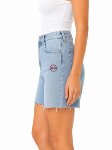 Shorts de Mezclilla para Mujer, Última Moda, Jeans Casuales con Costuras Resistentes, Ajuste Cómodo, Shorts de Mezclilla con Bolsillos para Ropa Urbana - Product Image 2