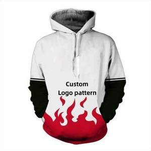 Sudadera Oversize de Hombre con Estampado Digital Completo en el Pecho, Hombros Caídos, Estilo Urbano, Tejido French Terry, Holgada, para Otoño - Product Image 5