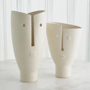 Florero moderno de metal alto para decoración de suelo, florero de metal de lujo para exhibir en la sala de estar. - Product Image 5