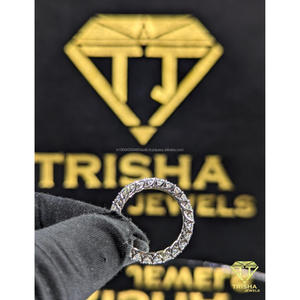 Anillo solitario de moissanita VVS con corte radiante premium, plata de ley 925, joyería de compromiso de Trisha Jewels - Product Image 5
