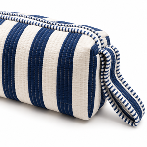 Pure Cotton Fabric Zipper Closure <b>Large</b> Capacity Travel <b>Bag</b> for Women Hair Tools & <b>Makeup</b> Storage Eco-Friendly Custom Beauty <b>Bag</b> - Product Image 3