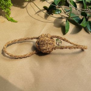 ของเล่นสุนัขยี่ห้อโคโค่ อีโค แบบกึ่งสั่งทำพิเศษ ของเล่นเชือกสำหรับสัตว์เลี้ยง แปรงสีฟันใยมะพร้าวทำมือ สำหรับสุนัข - Product Image 5