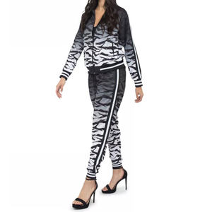 Conjuntos Deportivos para Mujer, Último Diseño, Invierno, con Capucha, Corte Ajustado, 100% Algodón, Sublimados, Multicolores, Alta Calidad, OEM - Product Image 1