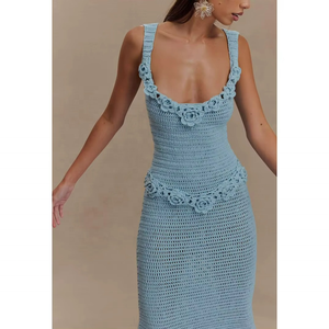 Vestidos Largos Casuales de Noche para Mujer, Ideales para Invierno y Playa, Venta al por Mayor, Ropa de Playa de Verano, Cintura Natural, Transpirables, Estampado Digital - Product Image 3