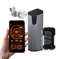 Kit de commande de soupape d'échappement Shadow SW151xx, fonction automatique OBD2, application mobile / connexion filaire pour silencieux universel