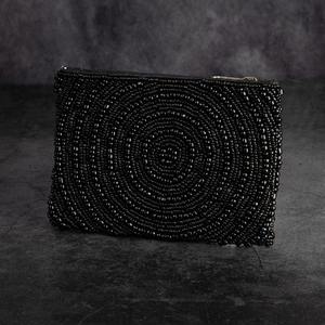 Monedero de cuentas con múltiples compartimentos para efectivo, tipo bolso de mano, adornado con cuentas, ideal para regalo - Product Image 1