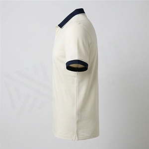 เสื้อโปโลผู้ชายผ้าฝ้ายคอตั้ง แขนสั้น ลายทางลำลอง สำหรับฤดูร้อน  รับสั่งทำสีพิเศษ ไซส์ใหญ่พิเศษ - Product Image 3