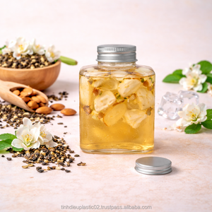 Frasco Cuadrado de Plástico V500-33 de 500 ml con Boca Ancha de 65 mm para Envasado de Jugos y Bebidas Frías, Envío a Todo el Mundo - Product Image 1