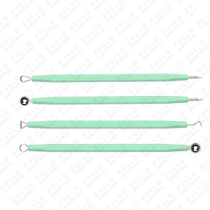 Green Stainless Steel Acne <b>Extractor</b> Tool Professional <b>Blackhead</b> and Whitehead Remover for Facial Skin Care - Product Image 5