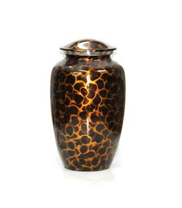 Urn สำหรับขี้เถ้ามนุษย์แพทช์สีดำและสีเหลือง - Product Image 3