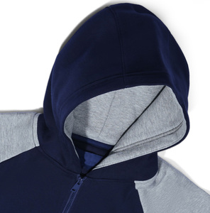 เสื้อสตรีทแวร์ทรงโอเวอร์ไซส์ ไหล่ตก ผ้าถักเนื้อนุ่ม ซักแล้ว ระบายอากาศได้ดี ซิปหนา ผ้าฝ้ายหนาพิเศษ เป็นมิตรต่อสิ่งแวดล้อม สำหรับผู้ชาย สั่งทำได้ - Product Image 3