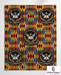 Fabricante Mayorista de Tela Africana Kente para Iglesias, Proveedor de Uniformes Religiosos, Tela Encerada Personalizada - Product Image 2
