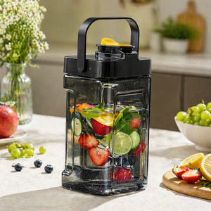 3.5L BPA-Free Water Bottle with Time Marker | Motivational Fitness Water Jug with Leak-Proof Lid for Home & Gym - Product Image 1