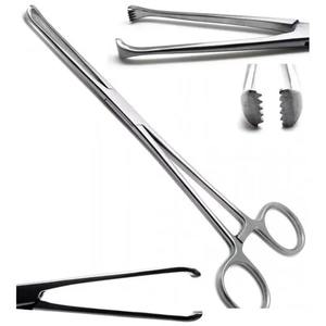 Forceps Allis pour garçons 5x6 en acier inoxydable, instrument chirurgical manuel réutilisable pour une préhension sécurisée des tissus, usage clinique, Hermann - Product Image 1
