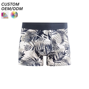 Ropa Interior Masculina, Calzoncillos Boxer de Algodón Elástico, Transpirable, Ecológico, con Soporte, Logotipo Personalizado OEM/ODM para Marca de Ropa Interior - Product Image 1