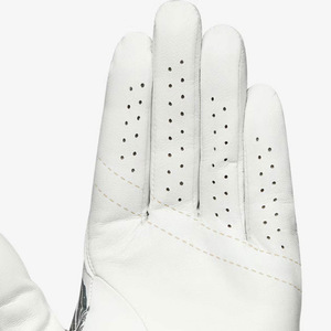 OEM Custom Golf Gloves Sports Cabretta Leather Breathable Waterproof Non Slip <b>Grip</b> Durable Adjustable Wrist Strap Professional - Product Image 2