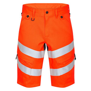 Best Quality Construction Cargo Multi Pocket Shorts Reflective Tape High Visibility Safety 100% Cotton Security <b>Working</b> Shorts - Product Image 5